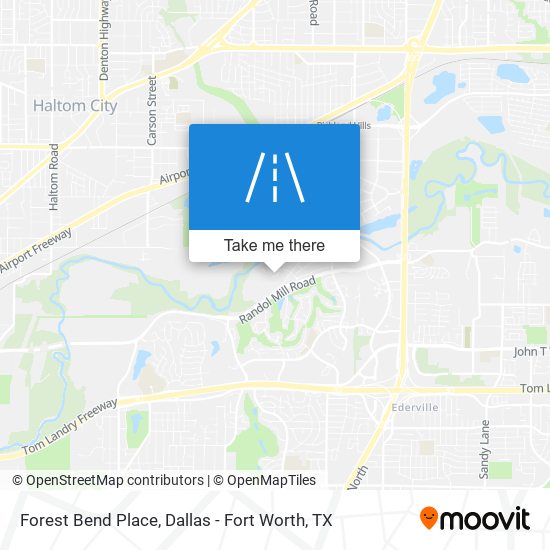 Mapa de Forest Bend Place