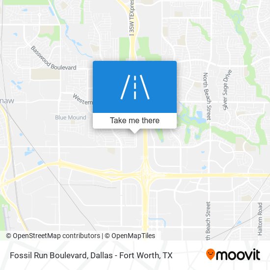 Mapa de Fossil Run Boulevard