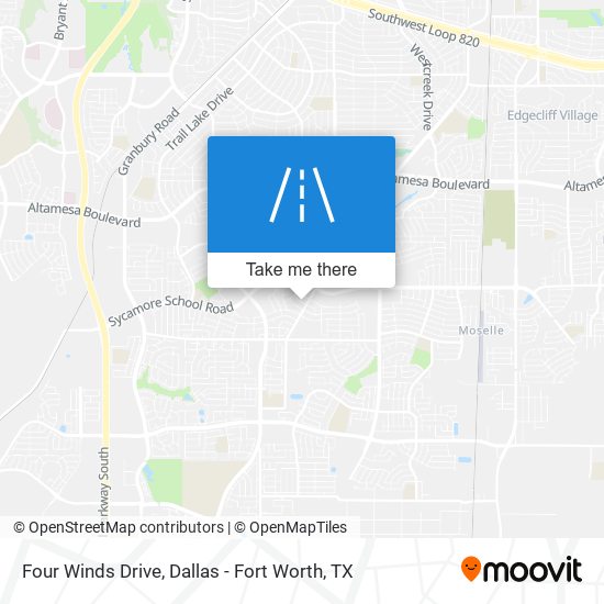 Four Winds Drive map