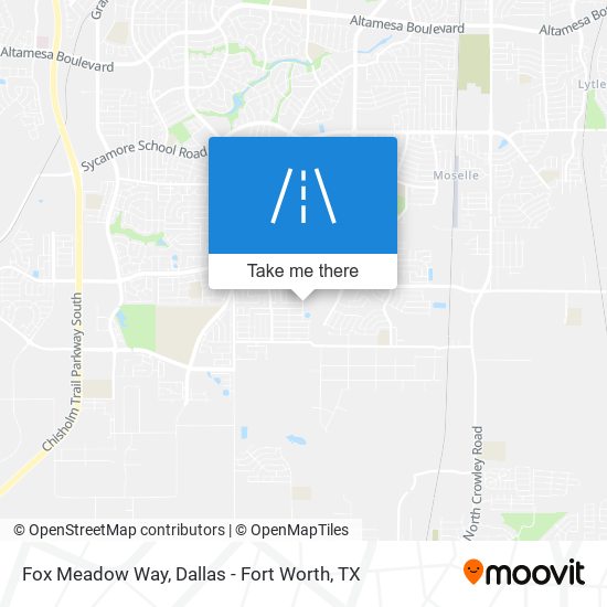 Fox Meadow Way map