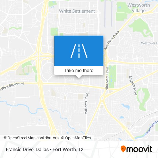 Francis Drive map