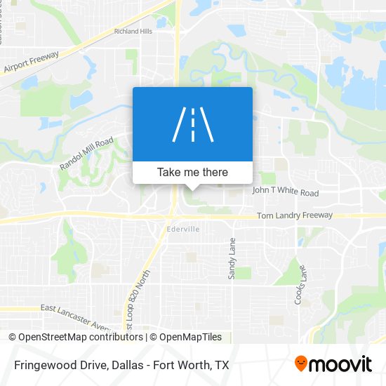 Fringewood Drive map