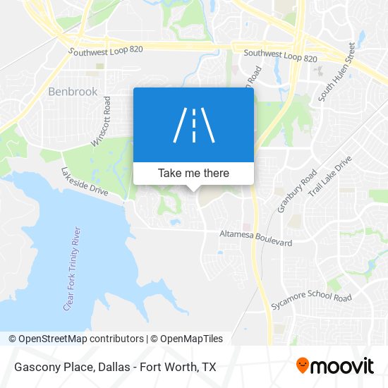 Gascony Place map