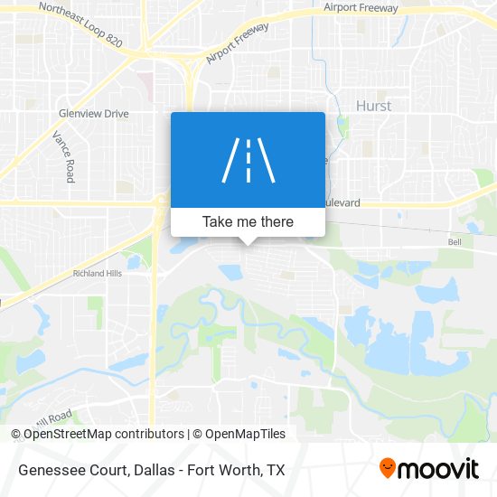 Genessee Court map