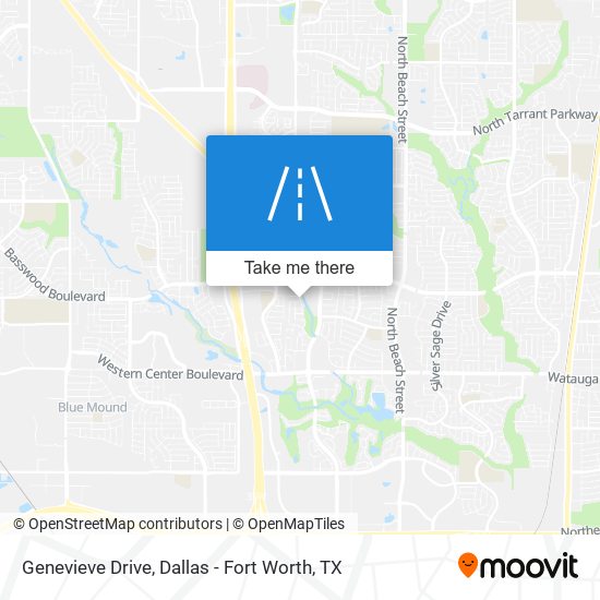 Genevieve Drive map