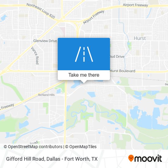 Mapa de Gifford Hill Road