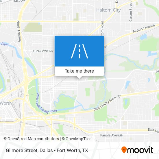 Gilmore Street map