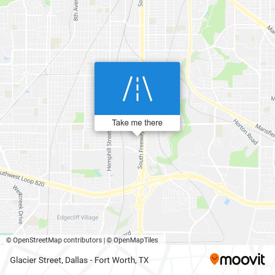 Mapa de Glacier Street