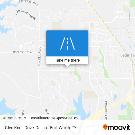 Glen Knoll Drive map