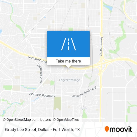 Grady Lee Street map