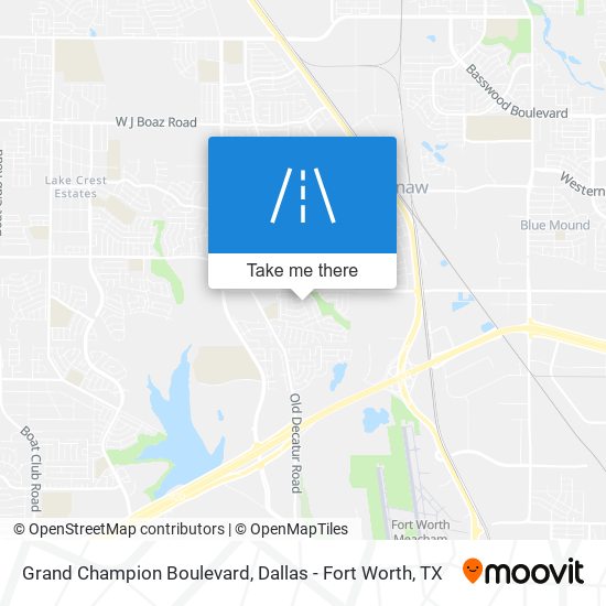 Mapa de Grand Champion Boulevard