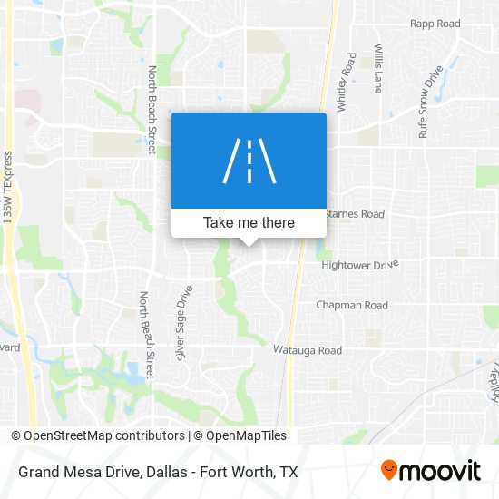 Grand Mesa Drive map