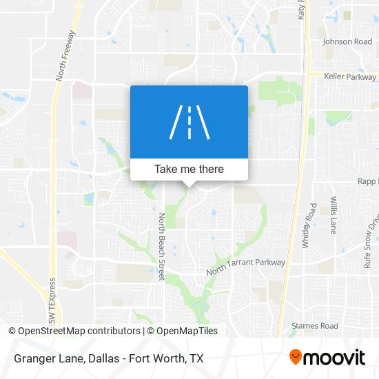 Mapa de Granger Lane
