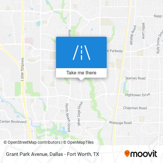 Grant Park Avenue map