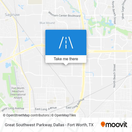 Mapa de Great Southwest Parkway