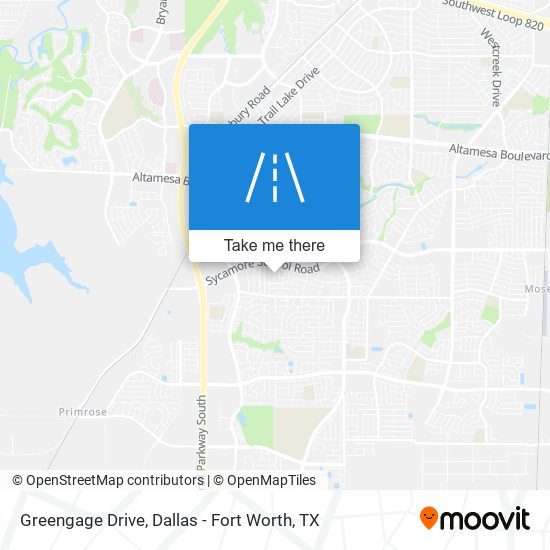 Greengage Drive map