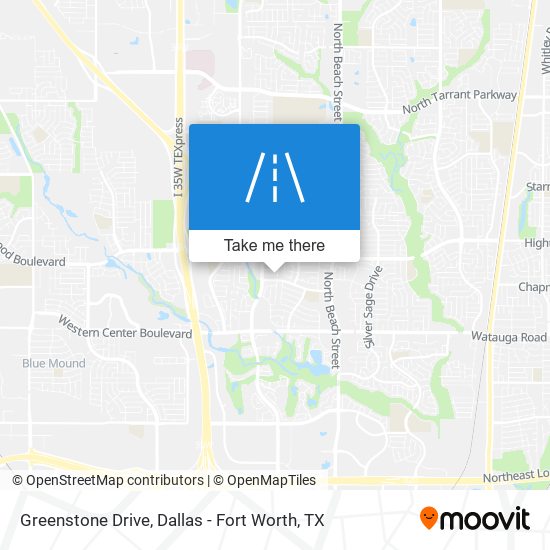 Mapa de Greenstone Drive
