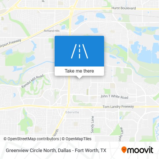 Greenview Circle North map