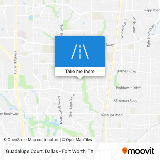 Guadalupe Court map