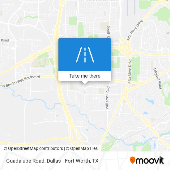 Guadalupe Road map