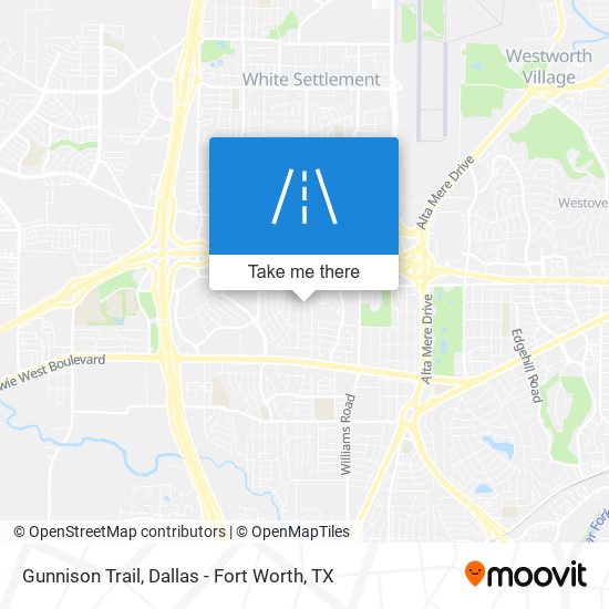 Gunnison Trail map