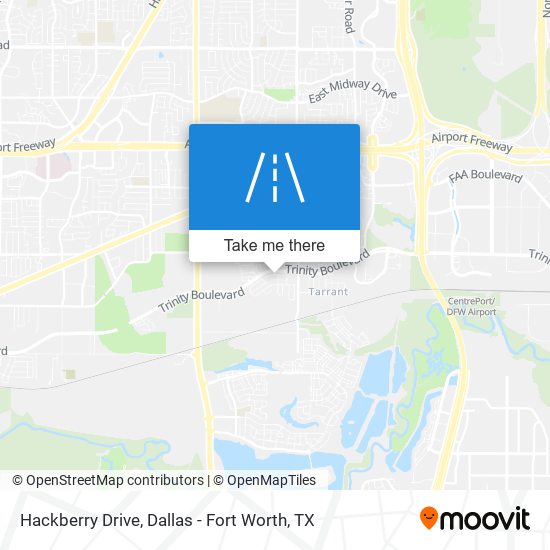 Hackberry Drive map