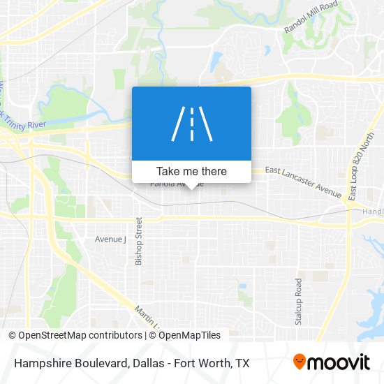 Hampshire Boulevard map