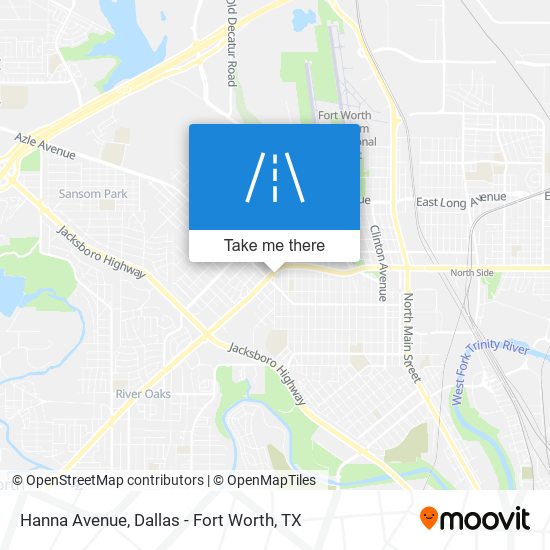Mapa de Hanna Avenue