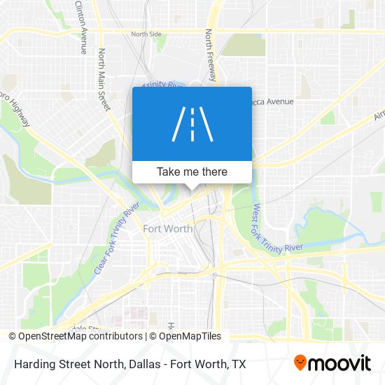 Harding Street North map