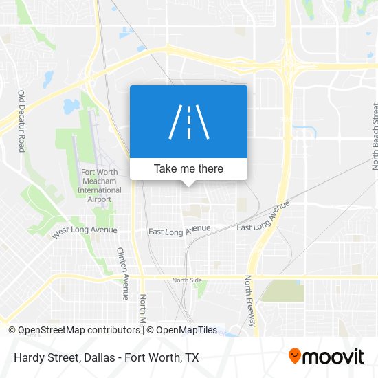 Hardy Street map
