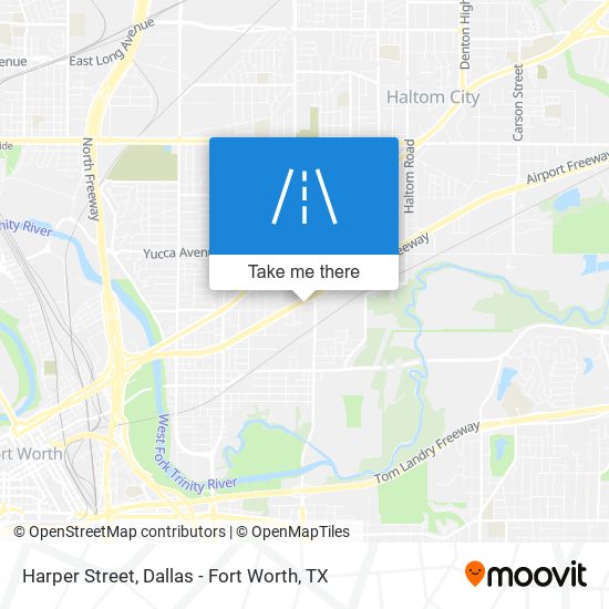 Harper Street map