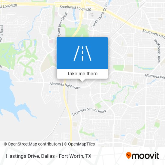Hastings Drive map