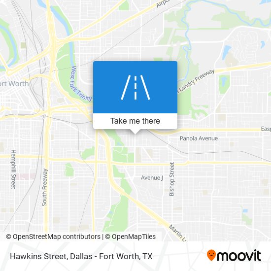 Hawkins Street map