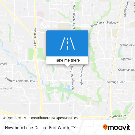 Mapa de Hawthorn Lane