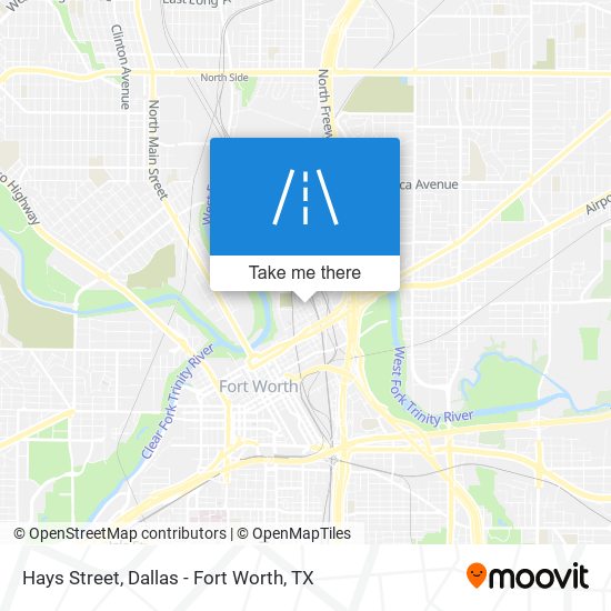 Hays Street map