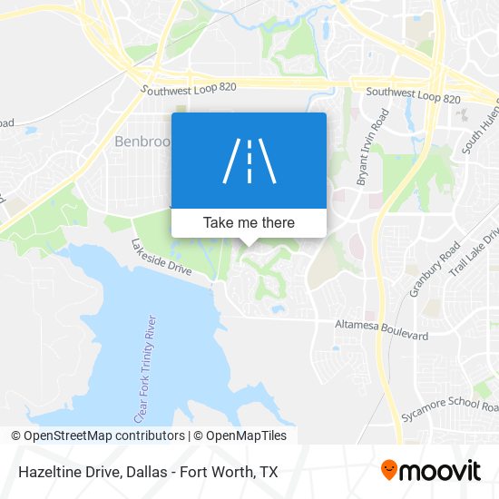 Hazeltine Drive map