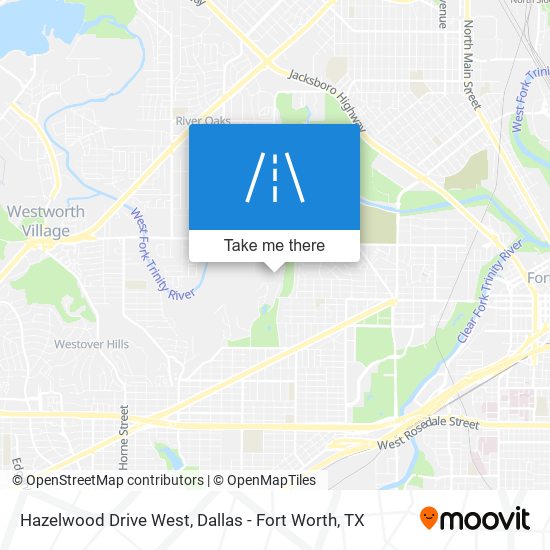 Mapa de Hazelwood Drive West