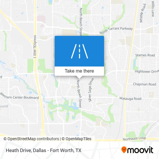 Heath Drive map