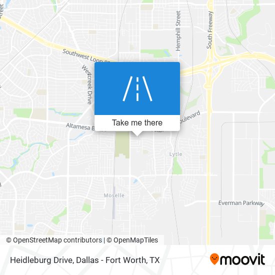 Heidleburg Drive map