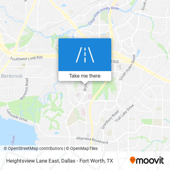 Heightsview Lane East map