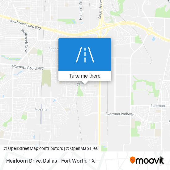 Heirloom Drive map