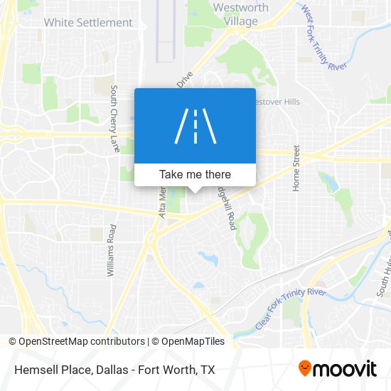 Mapa de Hemsell Place