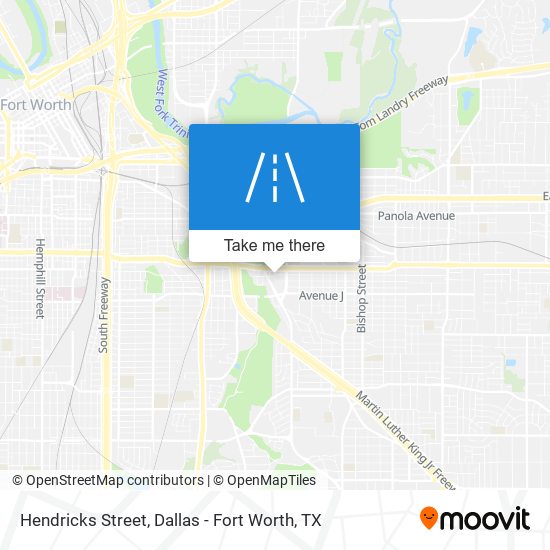 Hendricks Street map