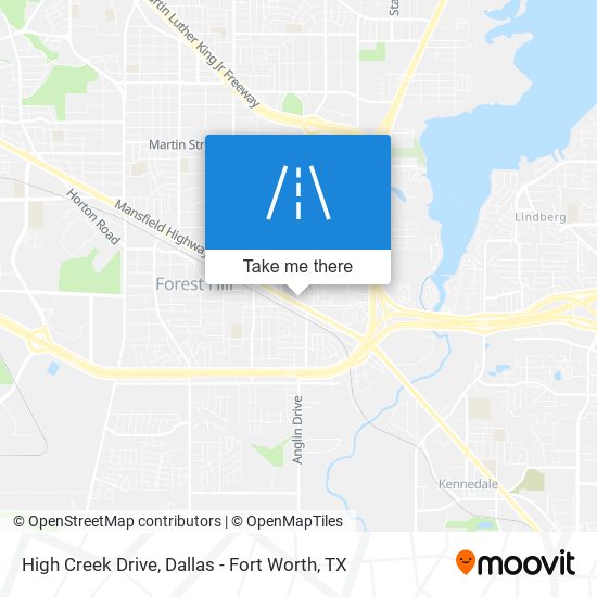 High Creek Drive map