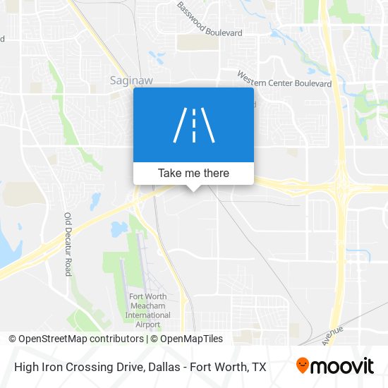 High Iron Crossing Drive map