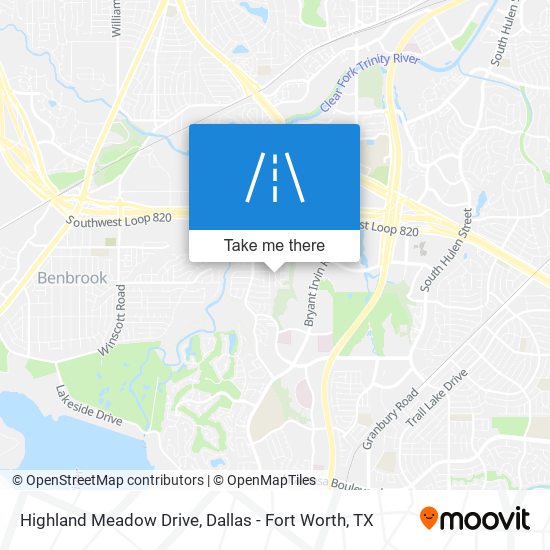 Mapa de Highland Meadow Drive