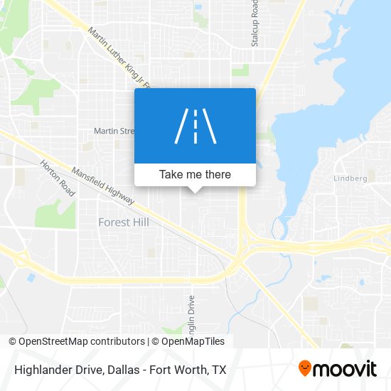 Highlander Drive map
