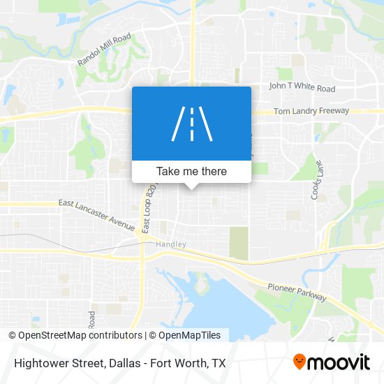 Hightower Street map