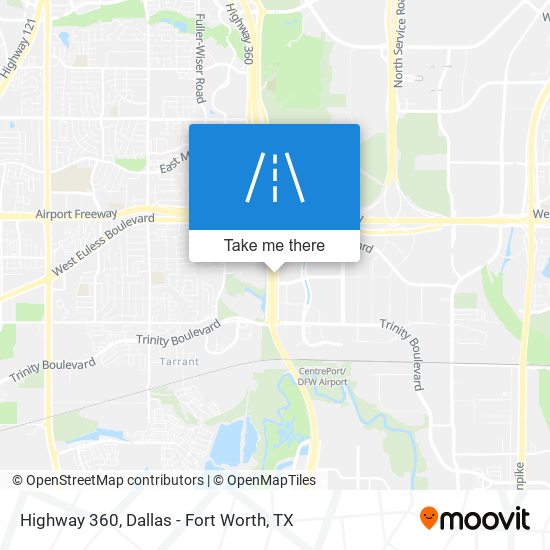 Highway 360 map
