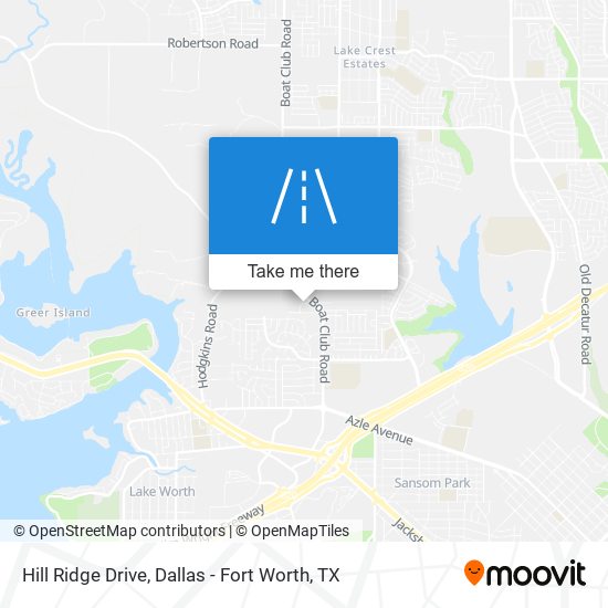 Hill Ridge Drive map